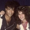 Back In the Day: Gregg Wright & Edward Van Halen backstage during the Jackson's Victory Tour
